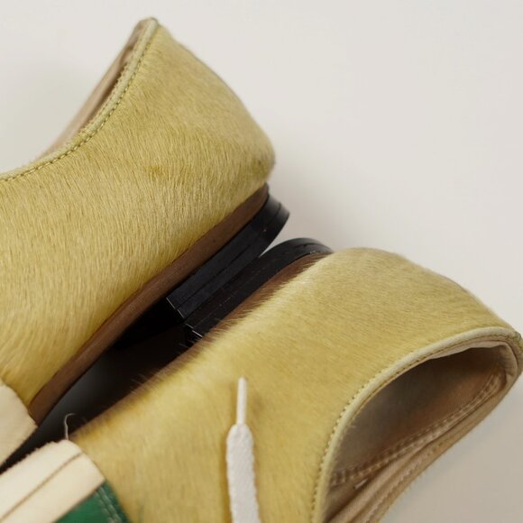 Maison Mihara Yasuhiro Pony Hair Canvas Hybrid Sneaker - Picture 8 of 10